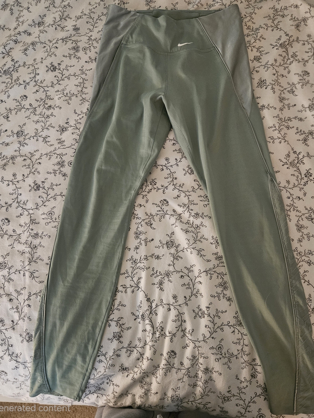 Nike Olive Green Performance Leggings